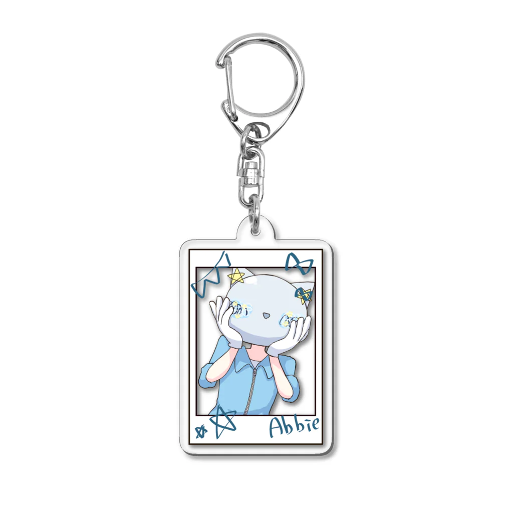 ∞lette OFFICIAL STOREのAbbie　チェキ風 Acrylic Key Chain