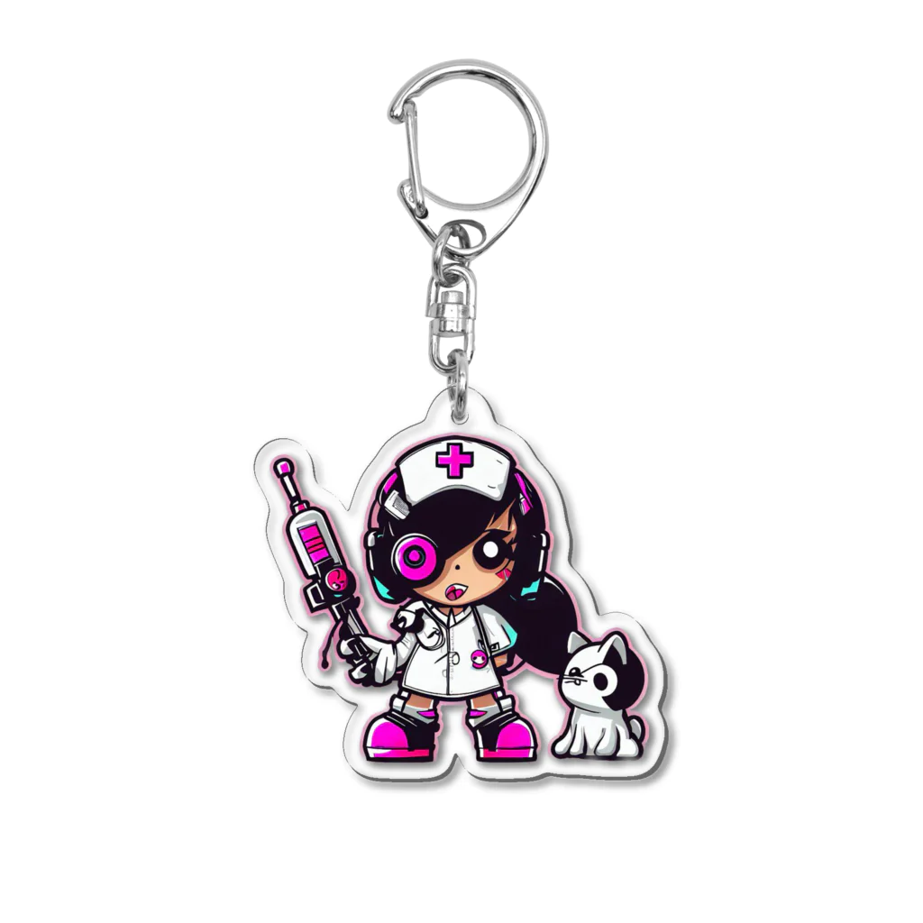 CuteCombatのCuteCombat_nurse(ナース)_ver.003 Acrylic Key Chain