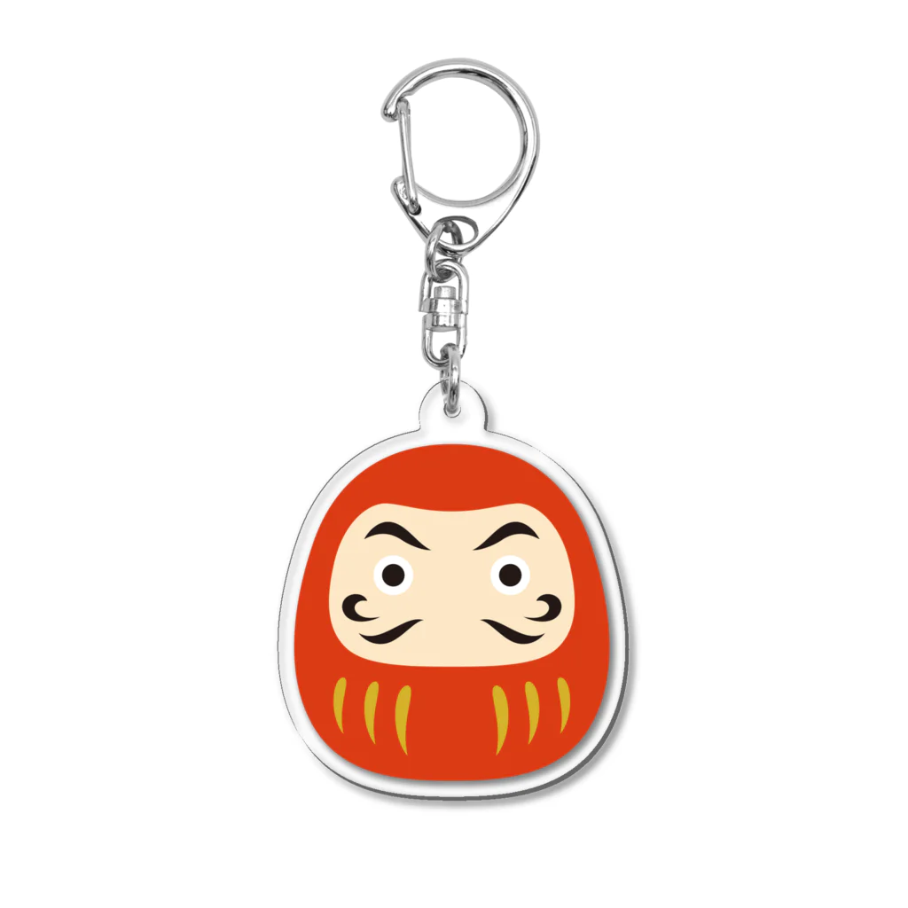 NAKAGAMI DESIGNのだるまさんがころんだ Acrylic Key Chain