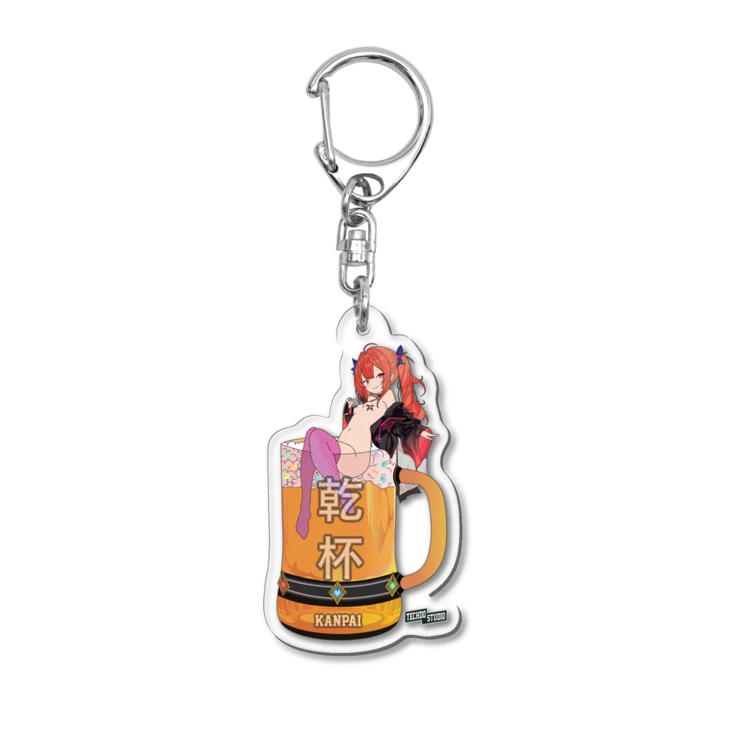 Techdoの乾杯！ Acrylic Key Chain