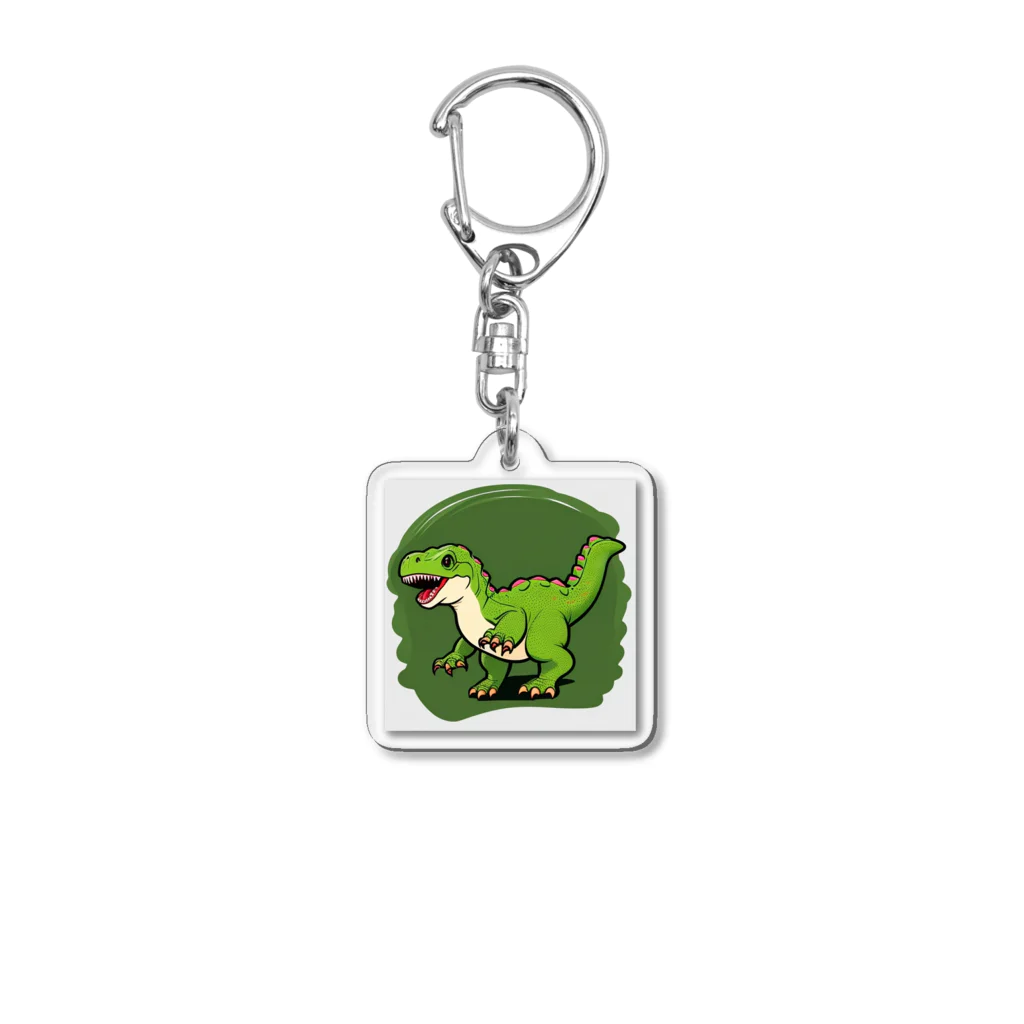 YasuのAIイラスト生成グッズシリーズ 恐竜 Acrylic Key Chain