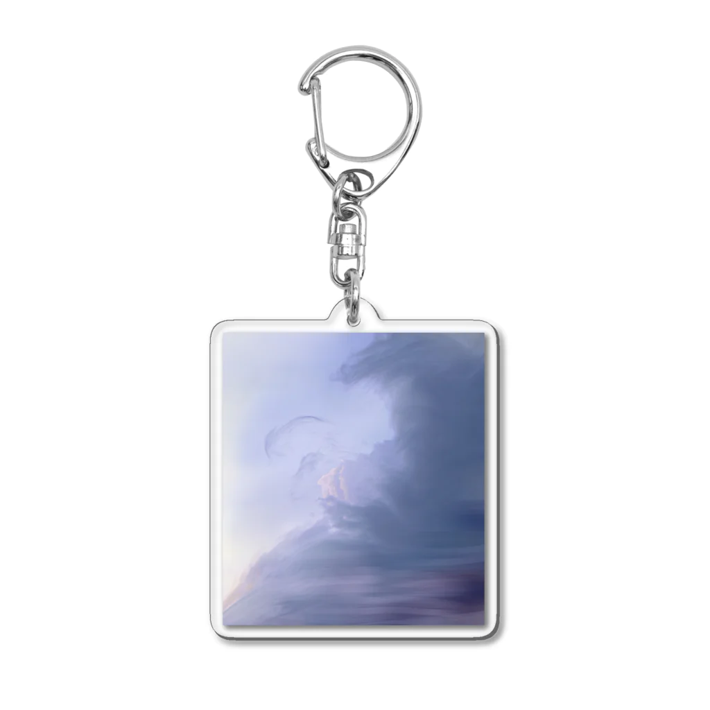 Resembles a floristのnebula Acrylic Key Chain