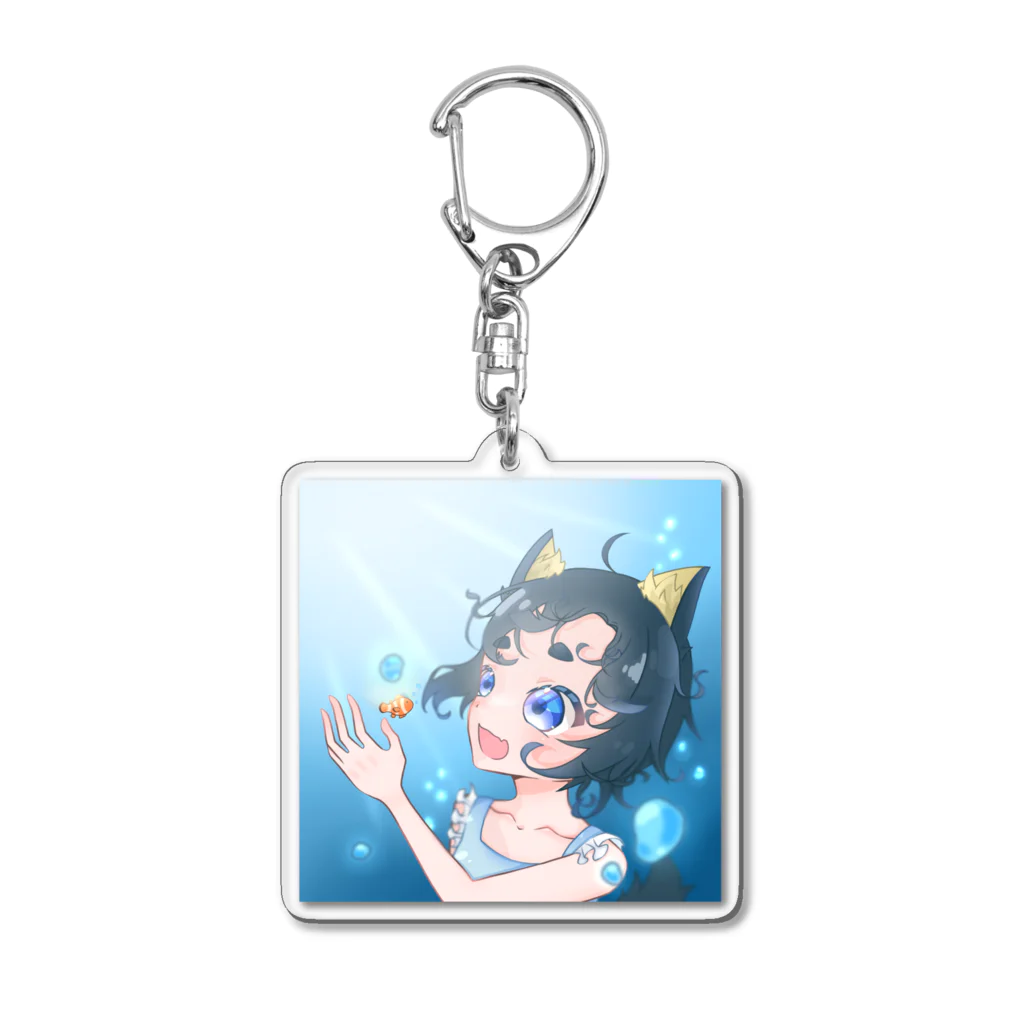 みぃです🍙のみぃです🍙のアクリルキーホルダー(夏バージョン) Acrylic Key Chain