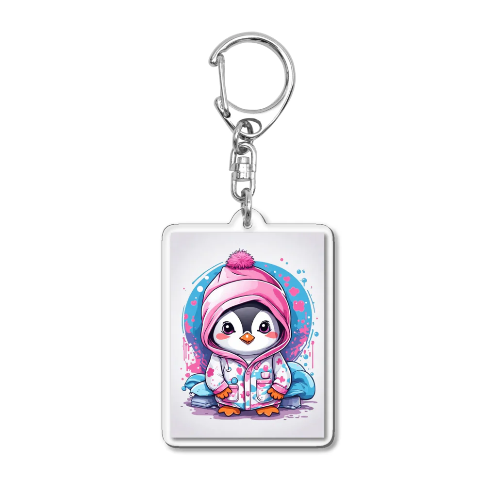 ka-washopのぺりこの冬 Acrylic Key Chain