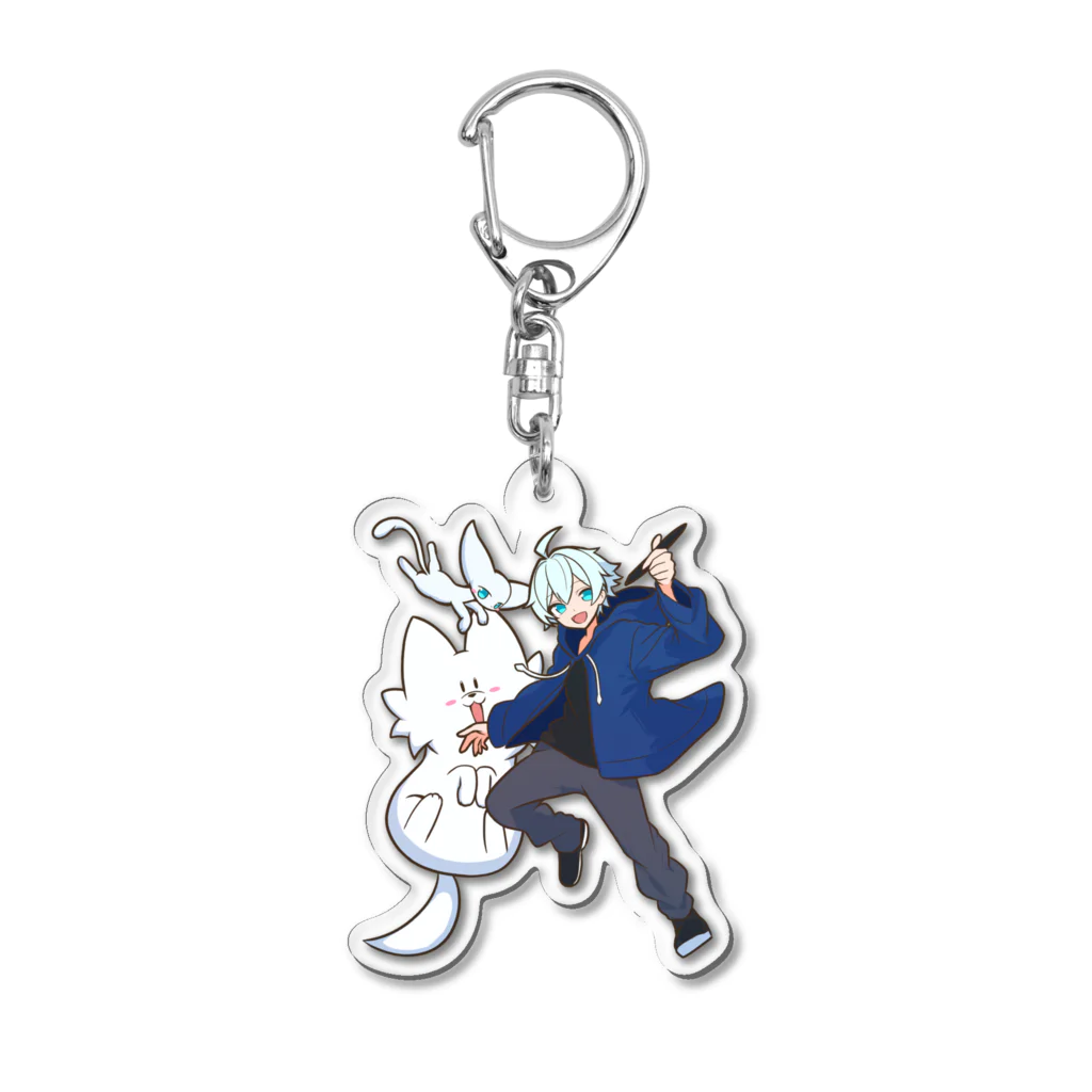 カッキー創作チャンネルのカッキー＆ニャン＆ワン Acrylic Key Chain
