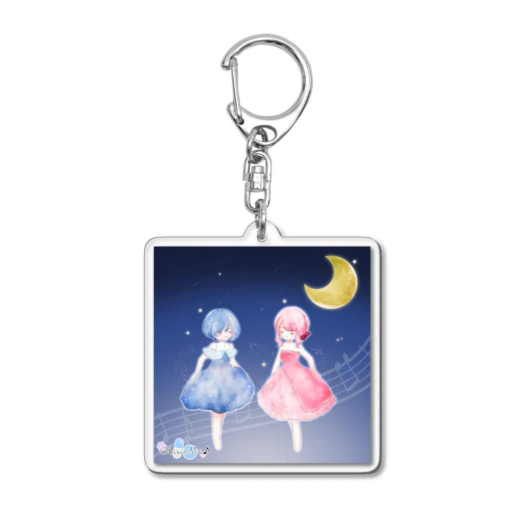 ちィ💊+🖌千原鈴楓(ちすゞ)の【ちィみぃ♪】Mシリーズ Acrylic Key Chain