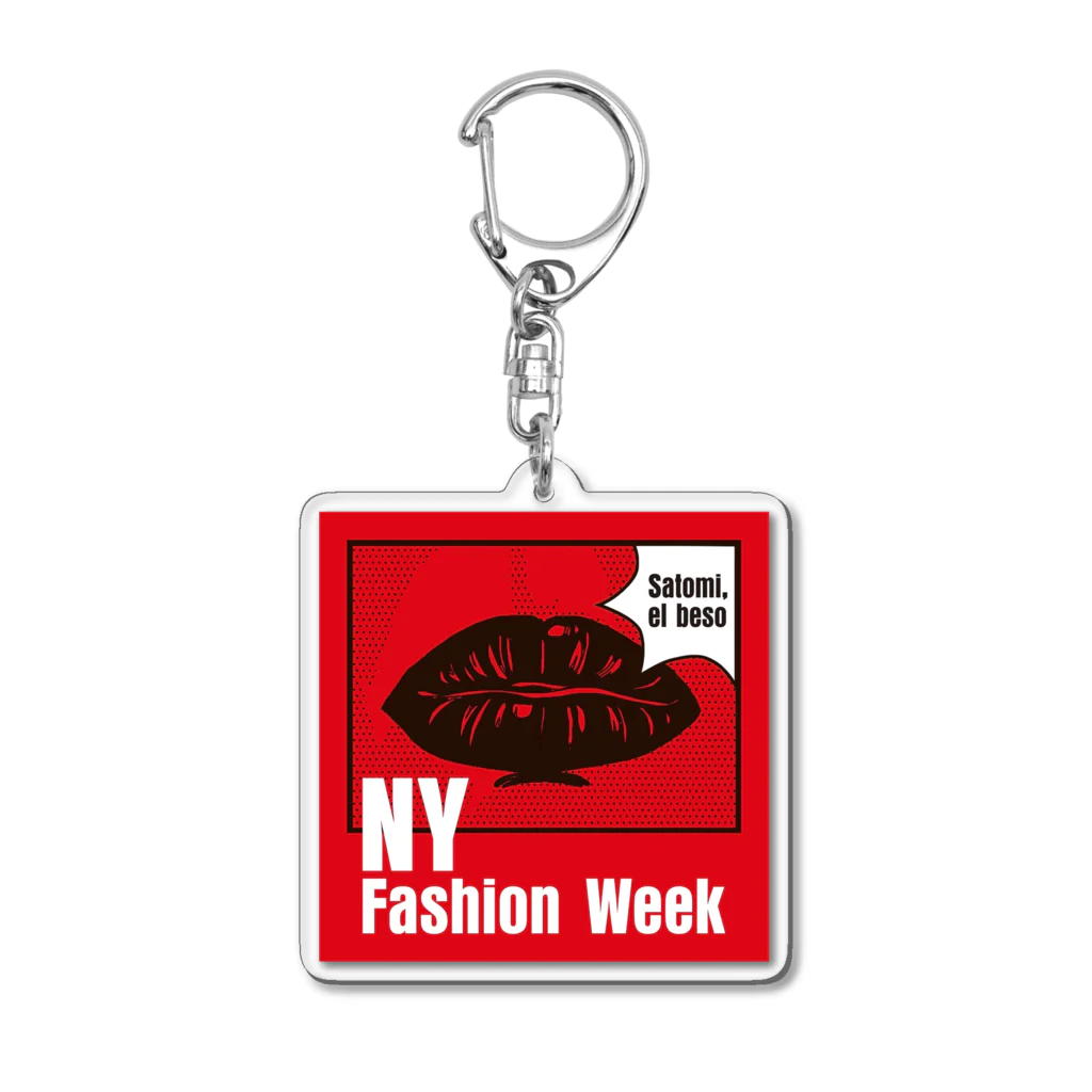 Satomi,el besoのエルベソニューヨーク限定 Acrylic Key Chain