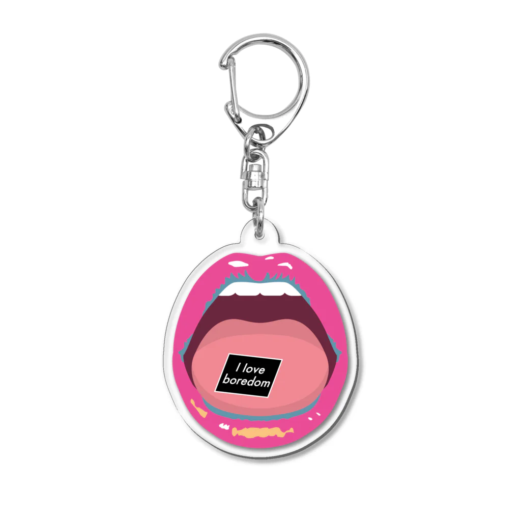 ゴトーアヒルのmouth & paper 退屈が大好きver. Acrylic Key Chain