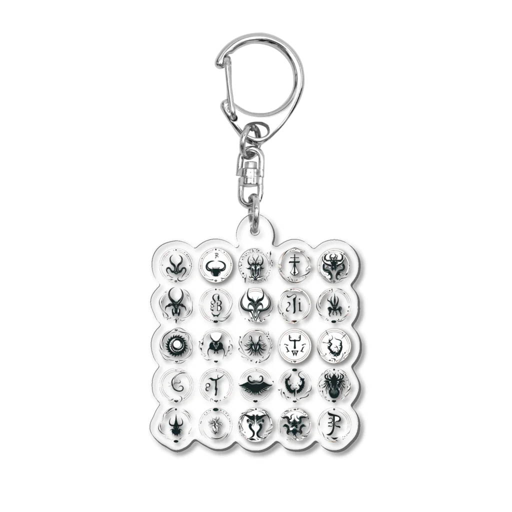 BunnyBloomのZodiac signs Acrylic Key Chain