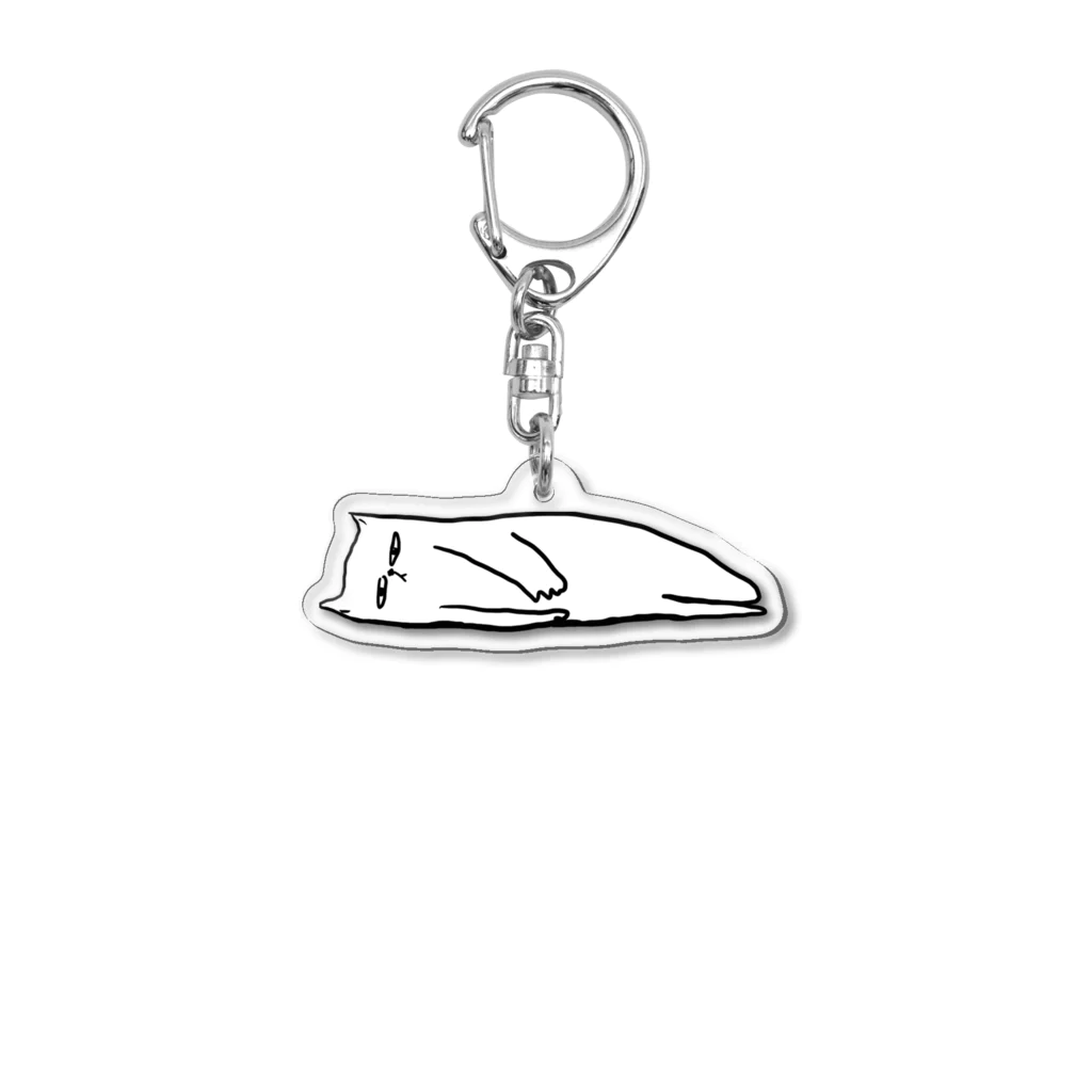 おためしけんきゅうしつの寝不足はぷん Acrylic Key Chain