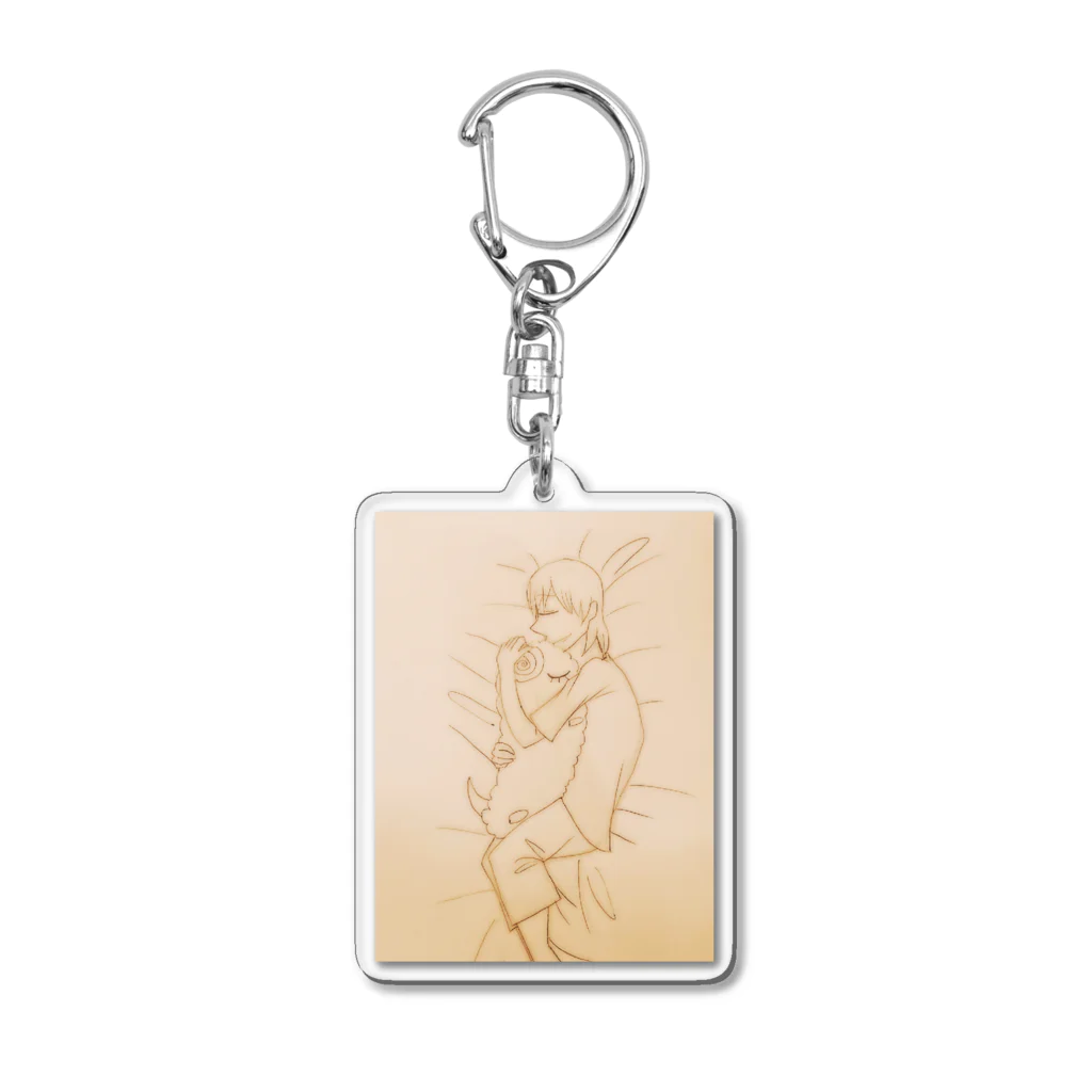 餅月のLight&Darkショップの｢私だけの癒やし｣ Acrylic Key Chain