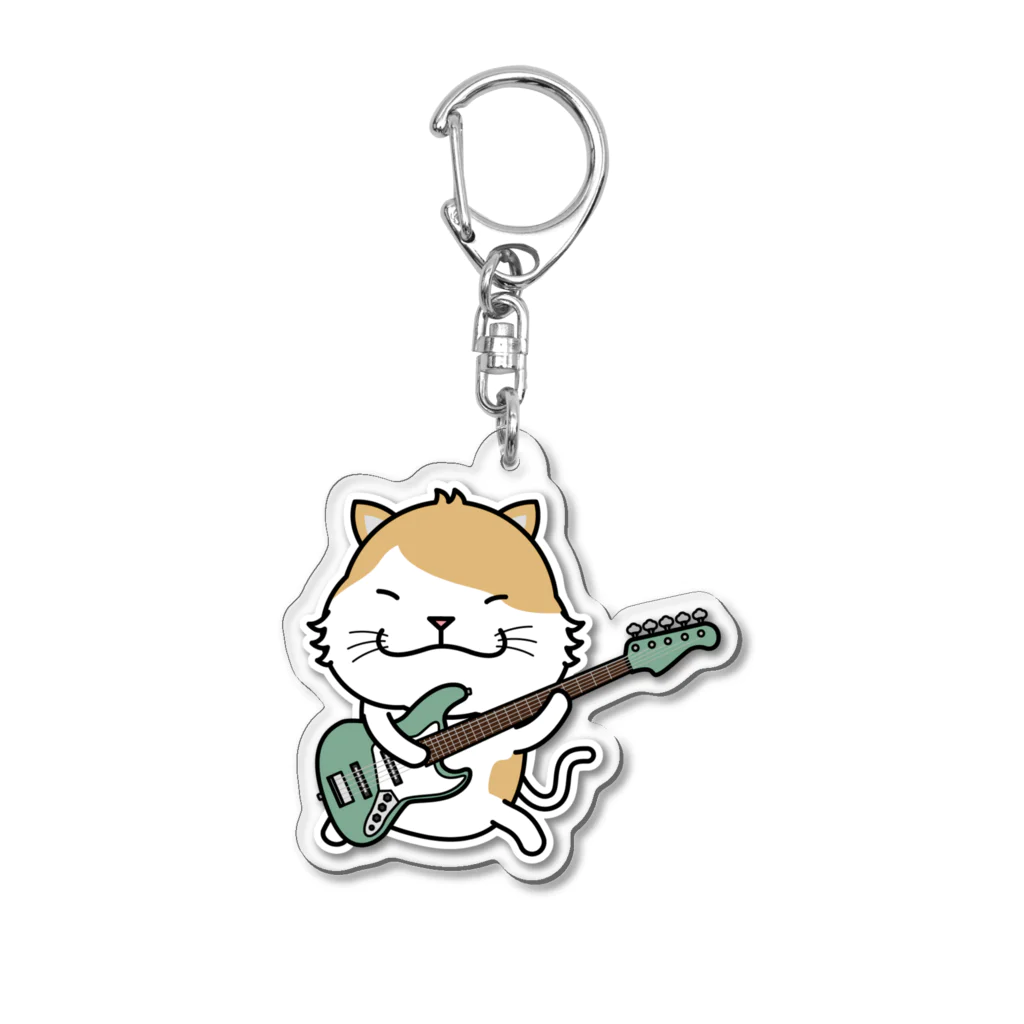 bonnnun ﾎﾞﾝﾇﾝのべーすねこ Acrylic Key Chain