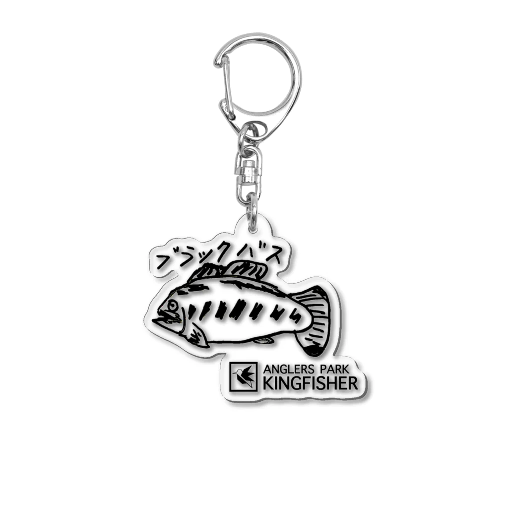 anglerspark_kingfisherのKoki OKAGAWA -Black BASS- Acrylic Key Chain