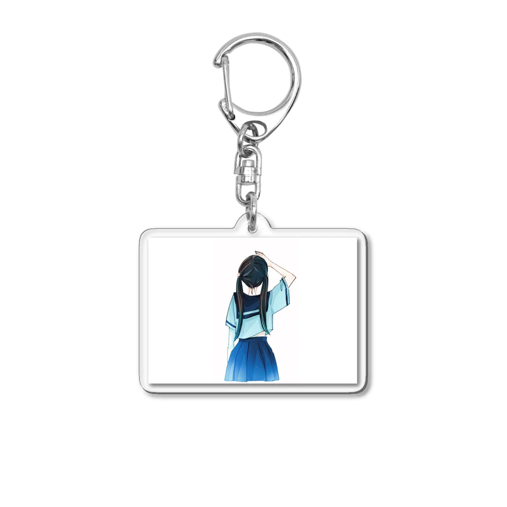 。(まる)の夏よ来い Acrylic Key Chain