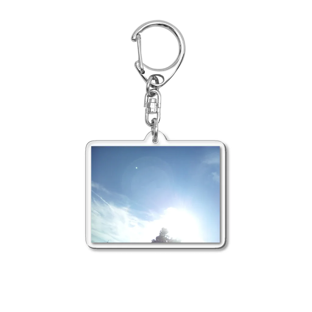 tealblueの夕日 Acrylic Key Chain