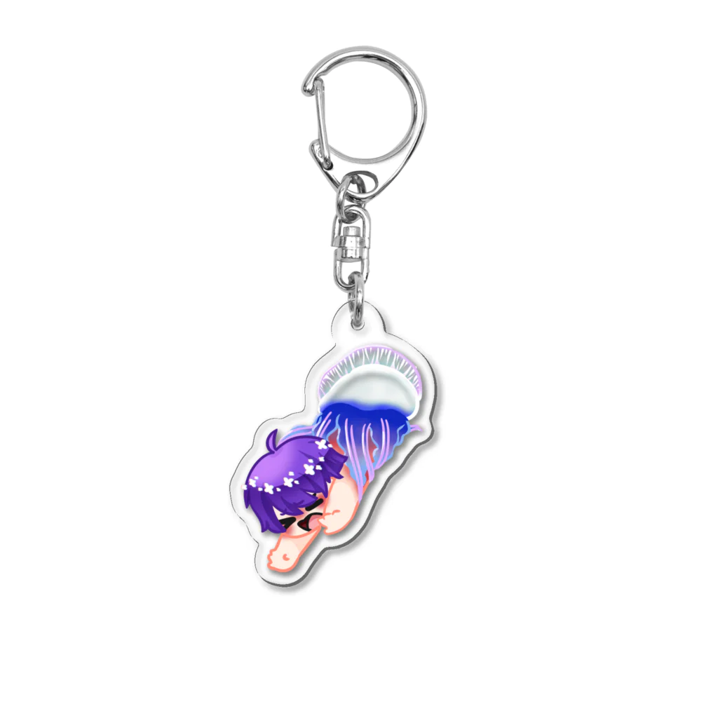 一生金欠マンのかつおのごくび Acrylic Key Chain