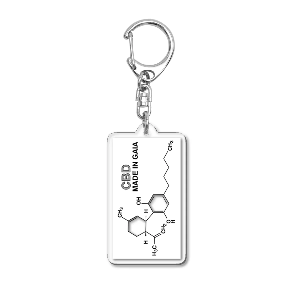 MADE IN GAIAの所持するCBD Acrylic Key Chain