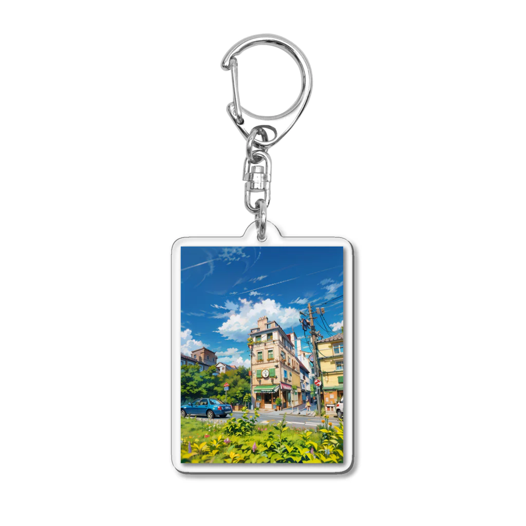 ai777の夏の風景1 Acrylic Key Chain