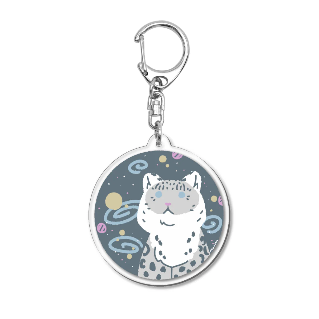 まりもの宇宙ユキヒョウ Acrylic Key Chain