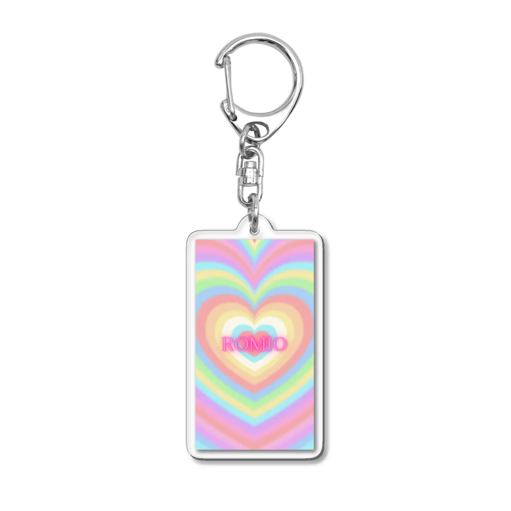 ろみおのきゃわたストラップ Acrylic Key Chain