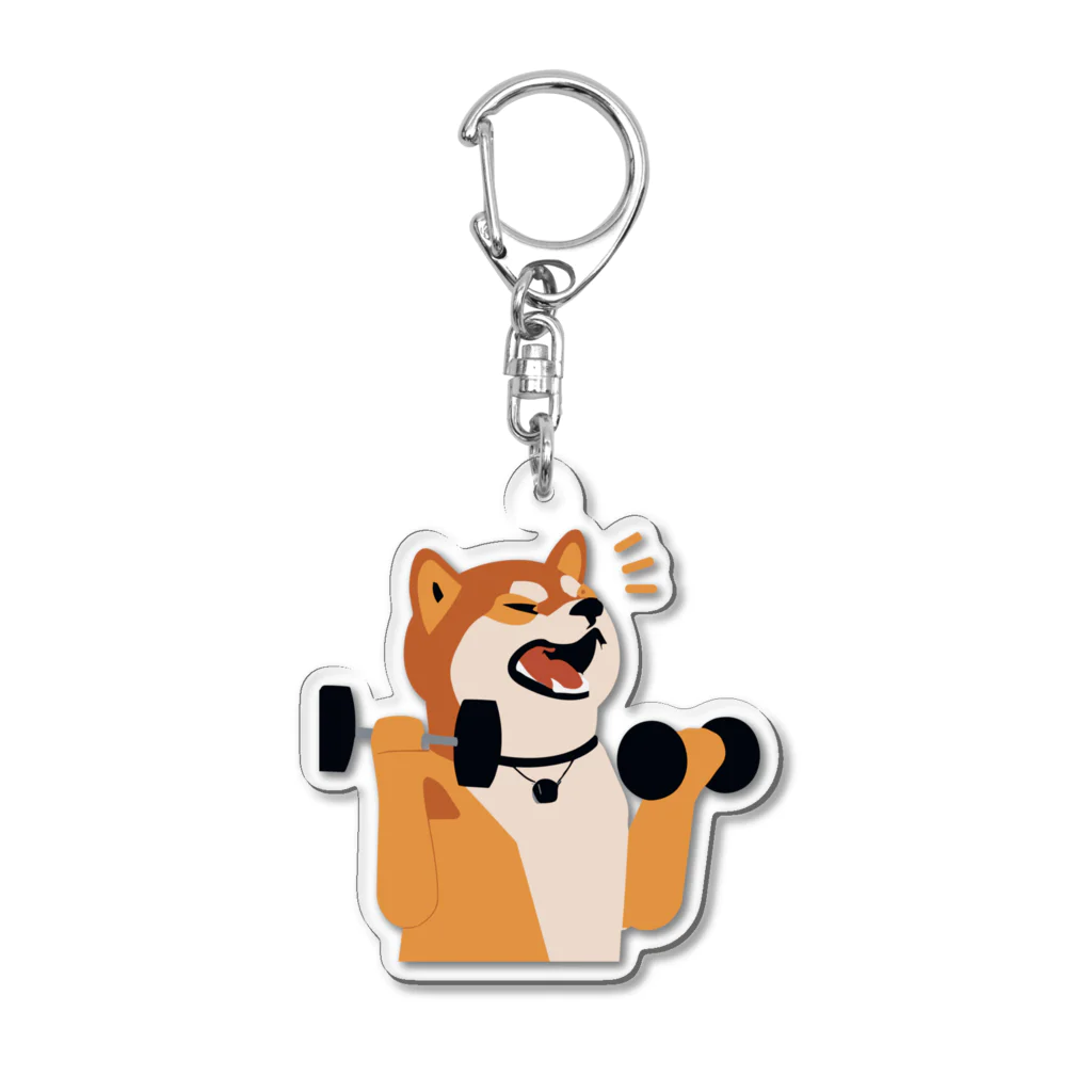 パンプアップ柴Hachiのパンプアップ柴Hachi Acrylic Key Chain