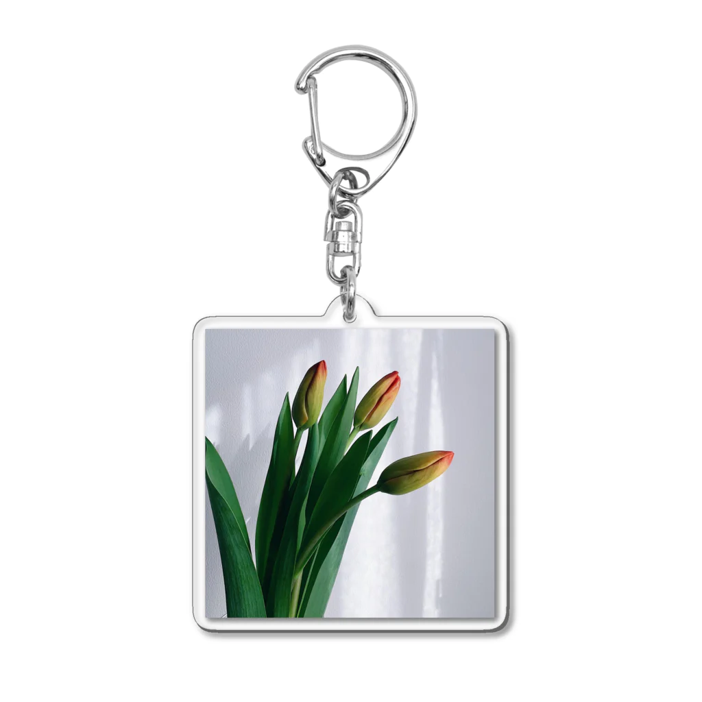 035ザッカテンのtulip Acrylic Key Chain