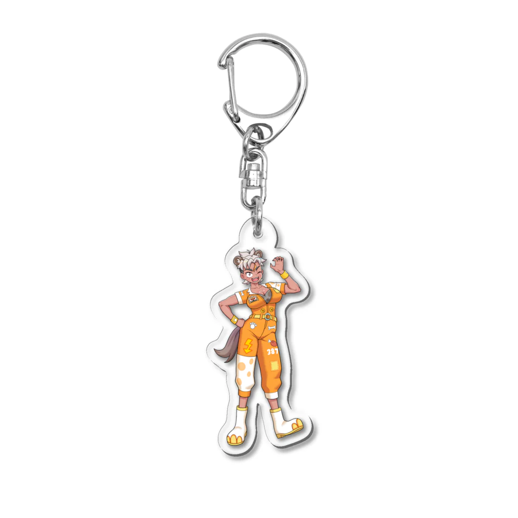 骨淵ファングのサバンナ屋【SUZURI店】の骨淵ファング・キービジュアル Acrylic Key Chain