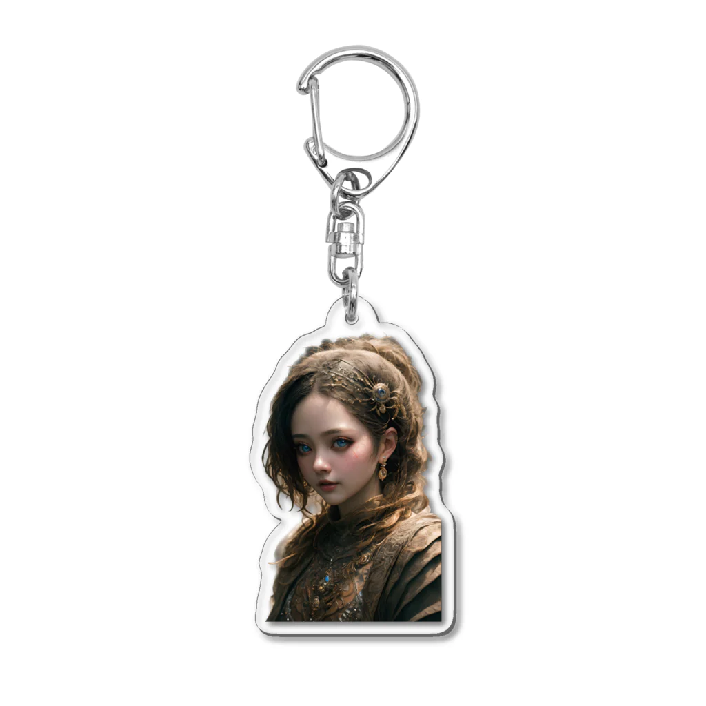 live freeeeeのAI girl.1 Acrylic Key Chain