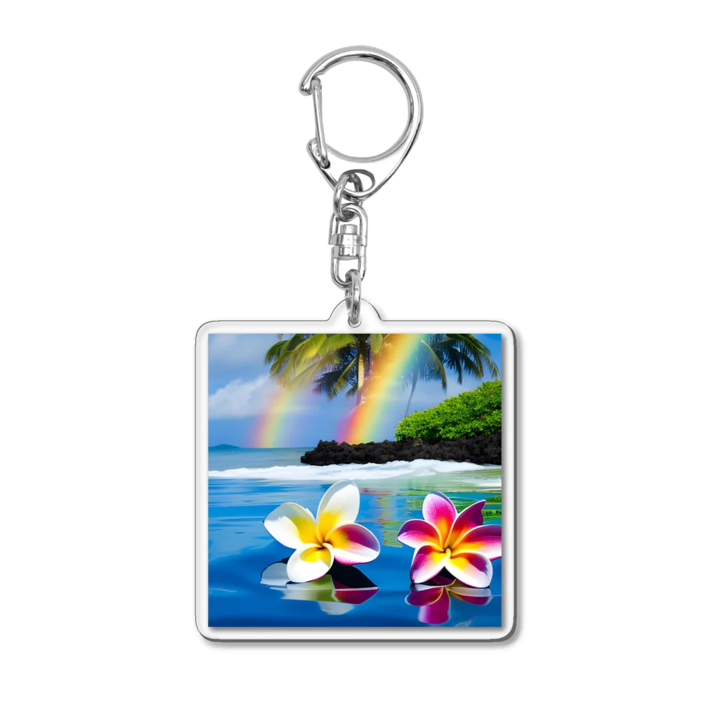 nene-cocoの南国の風景♪ Acrylic Key Chain