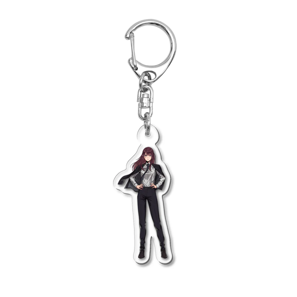 ronn_dogの庭師二条班シリーズ_二条和奏 Acrylic Key Chain