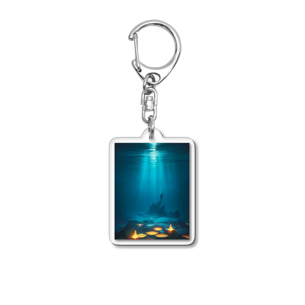 卯月なのかのUndersea Voyage 〜神秘的な海底の旅〜　No.3　「深眠」 Acrylic Key Chain