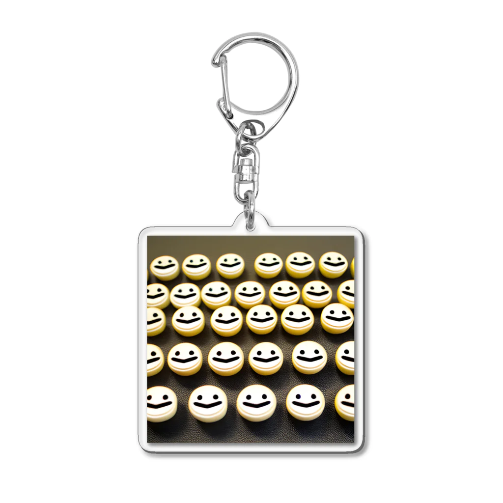 tebachanの夏バテしめじ Acrylic Key Chain