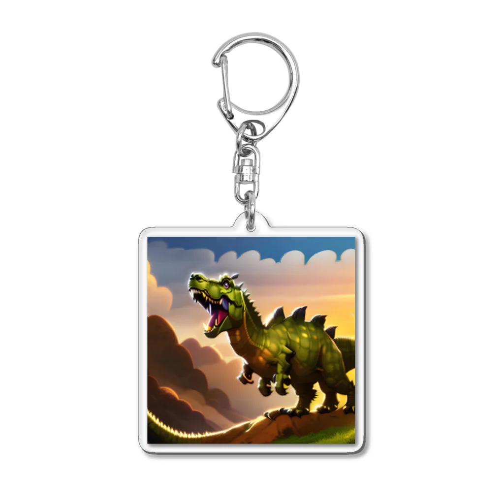 ryu14jgtのかっこいい恐竜 Acrylic Key Chain