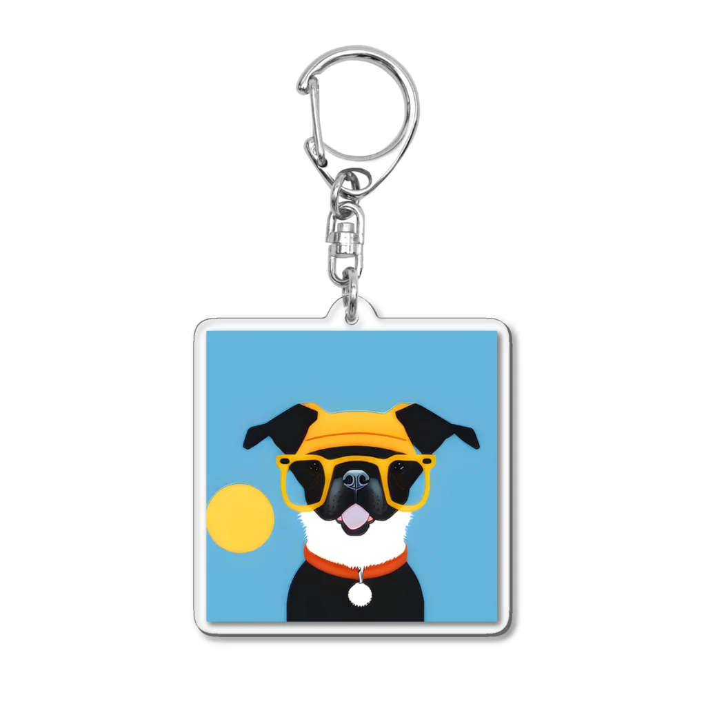 DJ.dogsのDJ.dog dogs1 Acrylic Key Chain