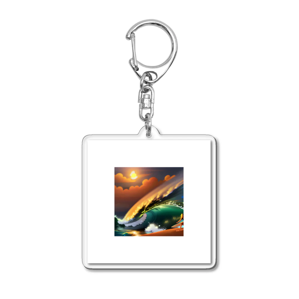 taiki11925のサーフィンのグッズ Acrylic Key Chain