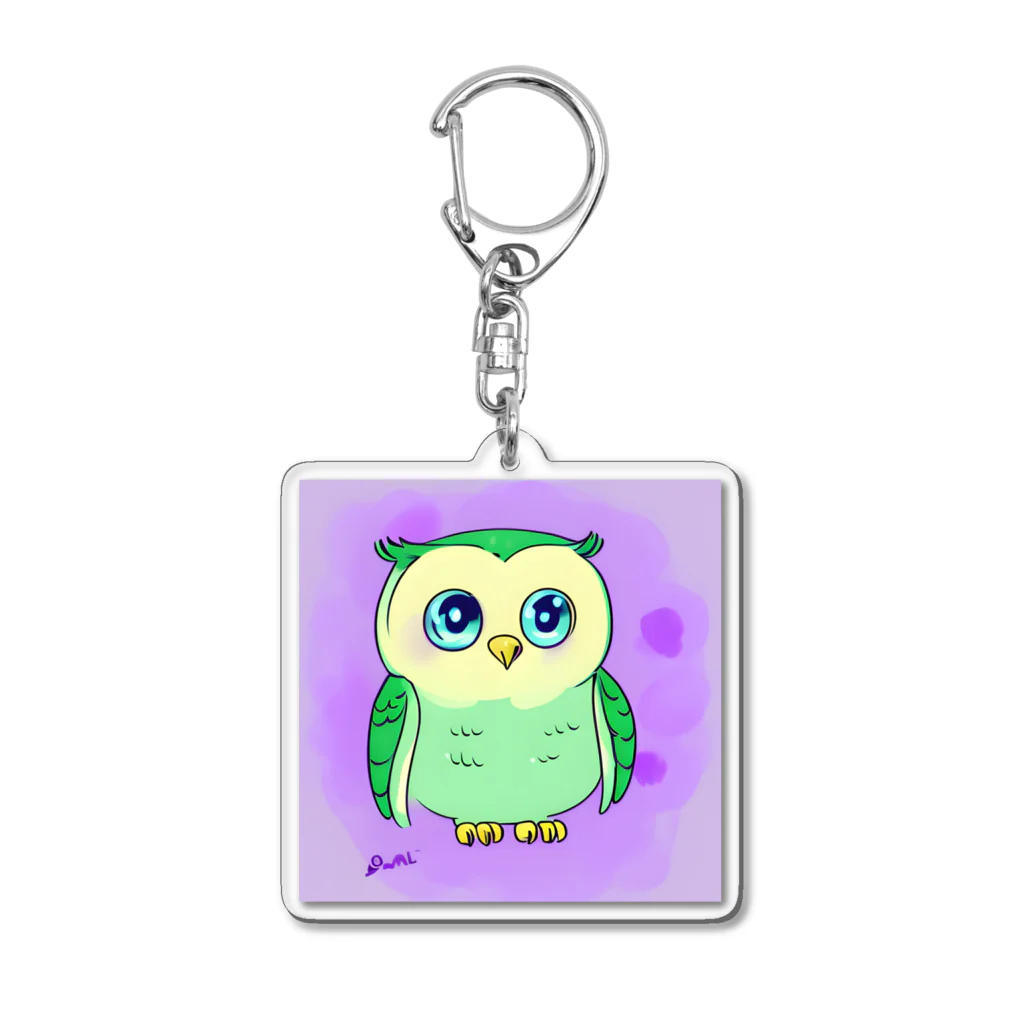 HappyIzuの幸せふくろうグッズ Acrylic Key Chain