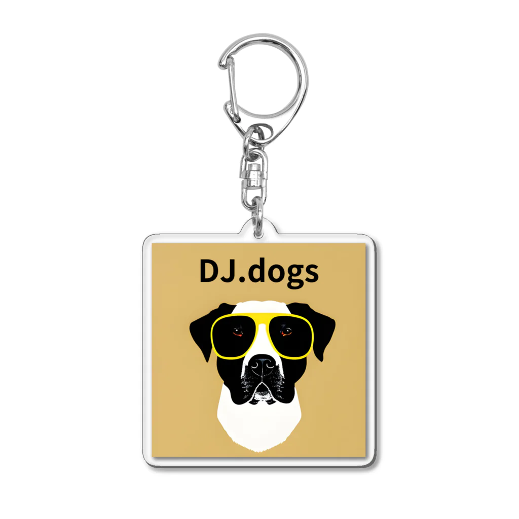 DJ.dogsのDJ.dogs dogs 7 Acrylic Key Chain