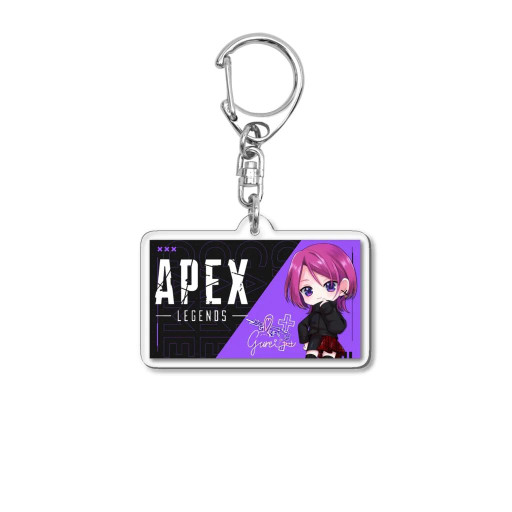 gurei@低音癒し系VTuberのgureiちゃんVキャラ APEX Acrylic Key Chain