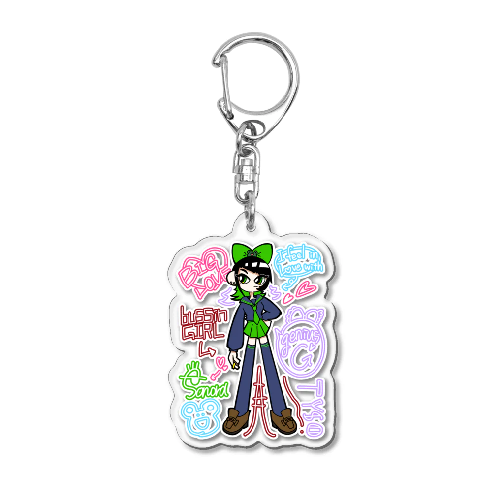 あおいそらのおみせの🐸 Acrylic Key Chain