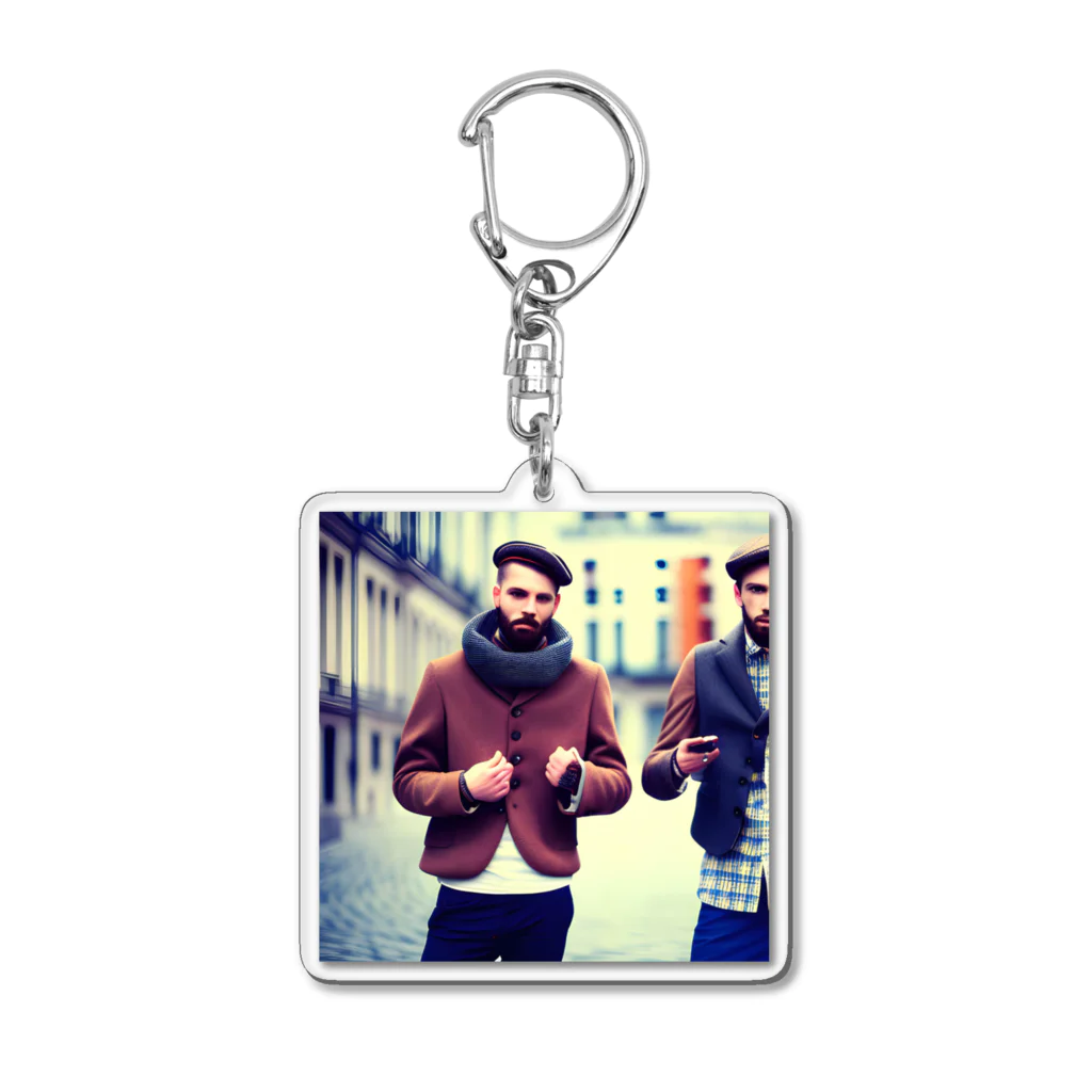 akabeco shoppingのdandy Acrylic Key Chain