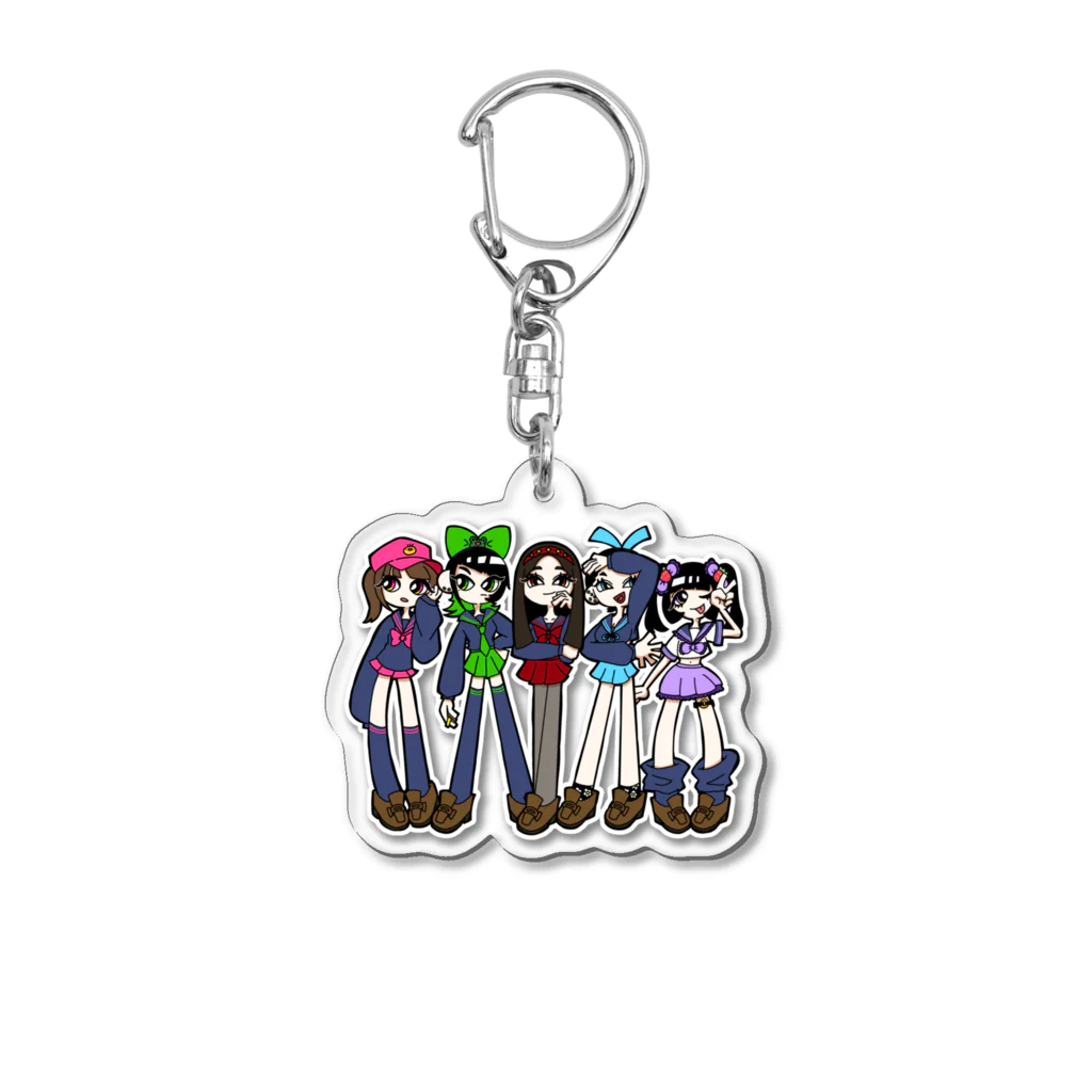 あおいそらのおみせの🐥🐸✨🔖🍓 Acrylic Key Chain