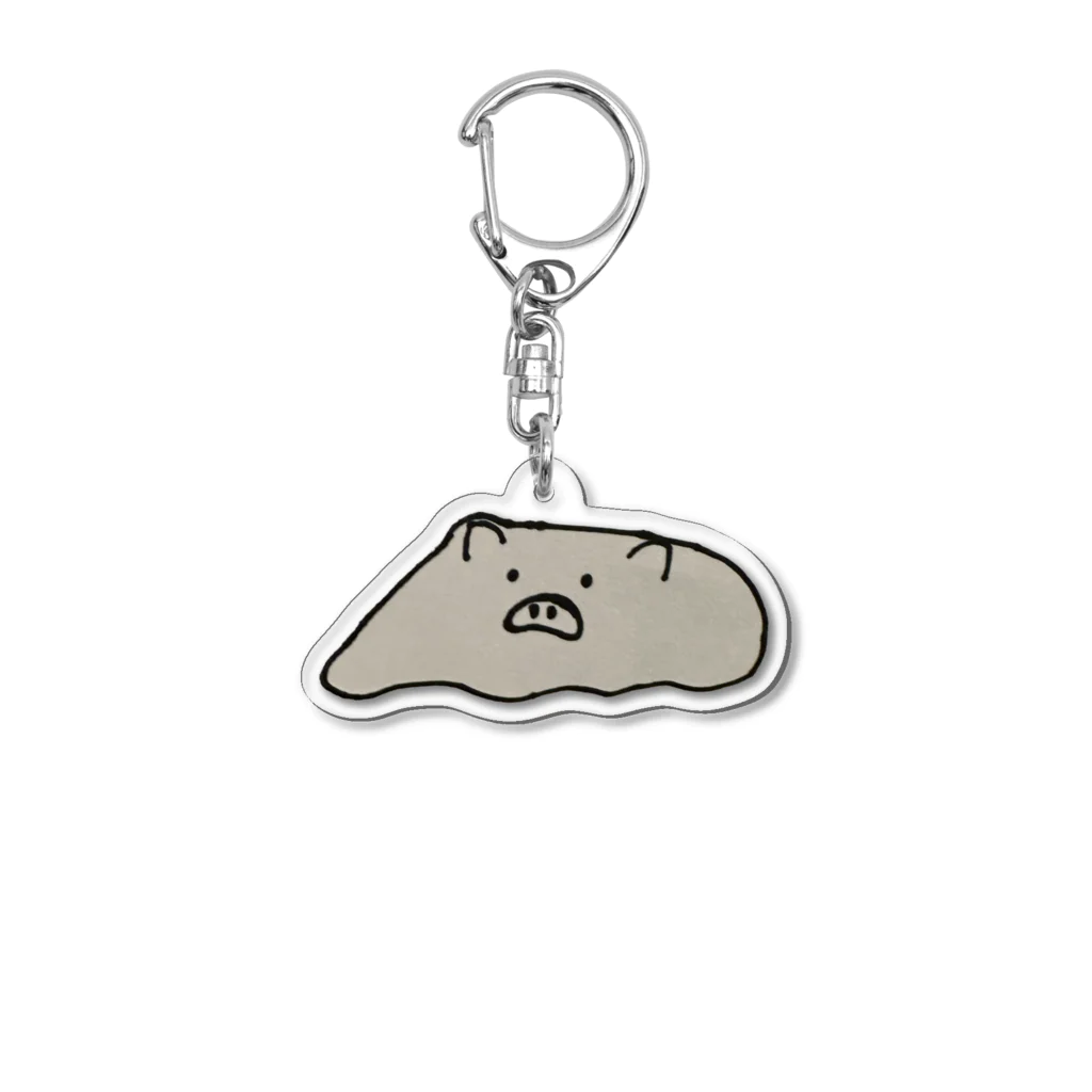 ガンジーの溶けたブタ Acrylic Key Chain