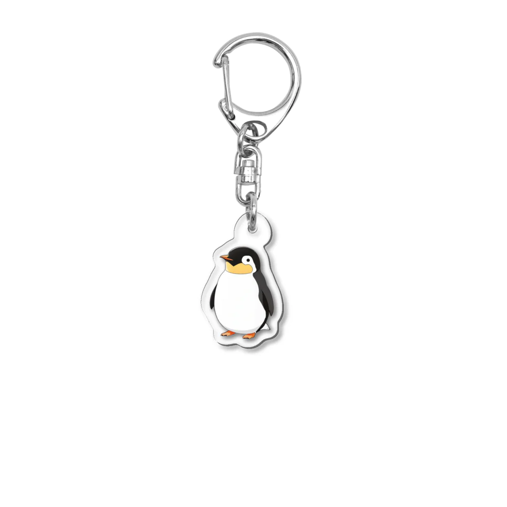 ぽこのまん丸ペンギン Acrylic Key Chain