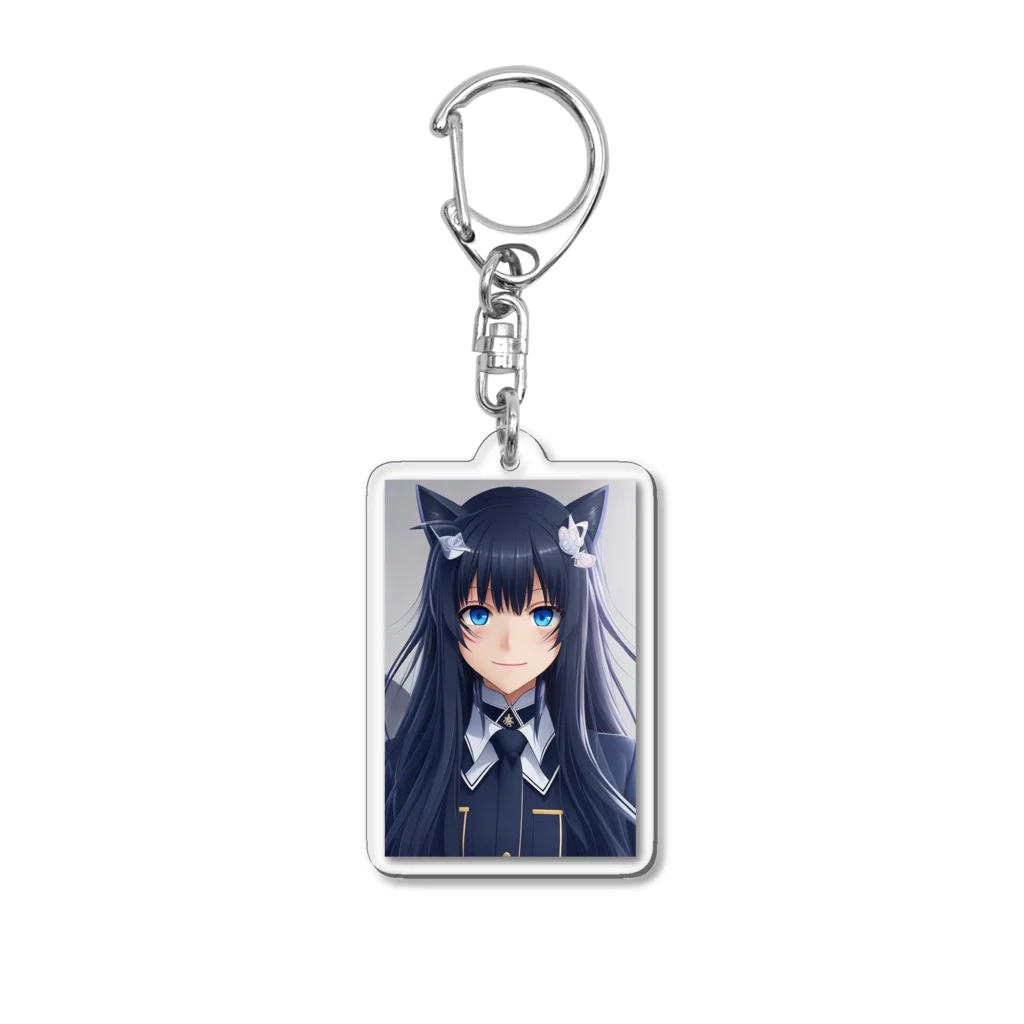 YuzuKiのはにかみ  Acrylic Key Chain