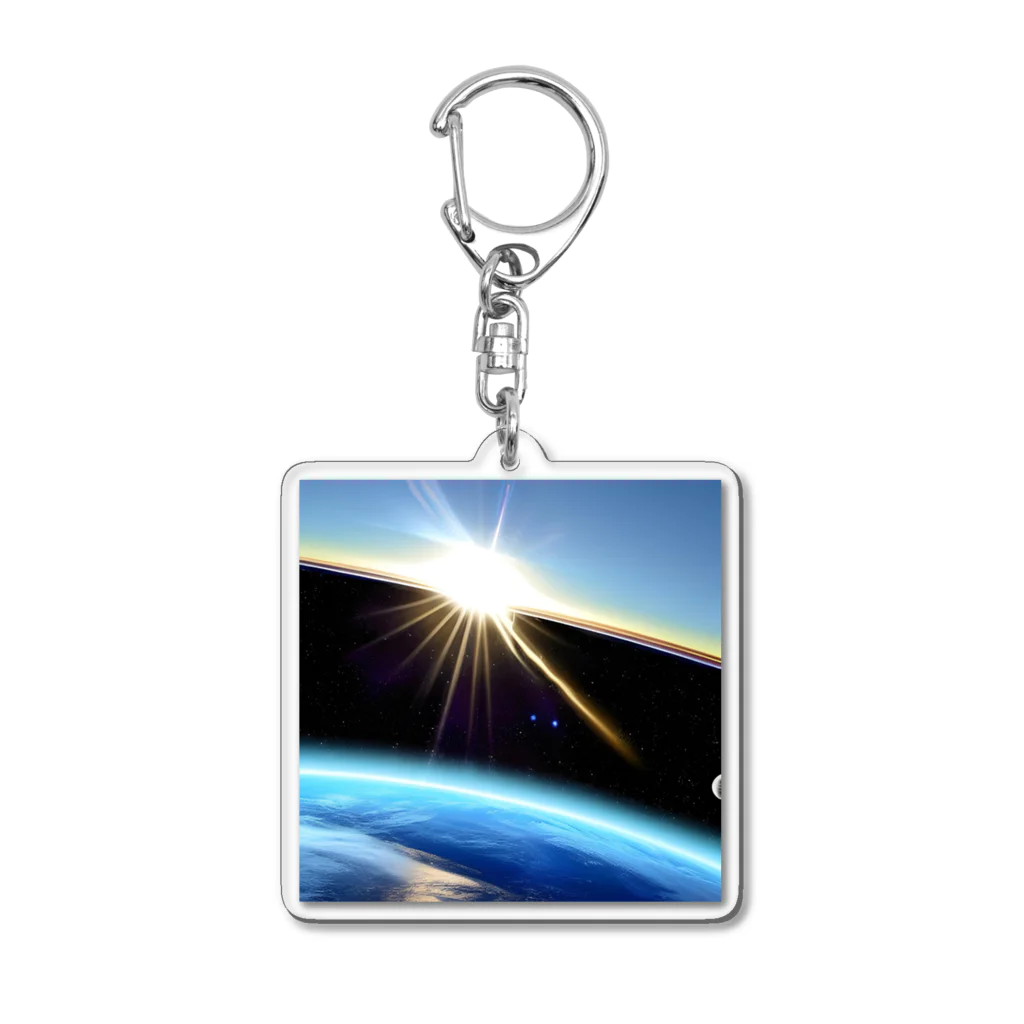 dolphineの宇宙へGo! Acrylic Key Chain