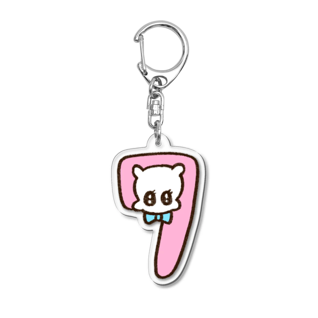 やまもとりえの7月ちゃん Acrylic Key Chain