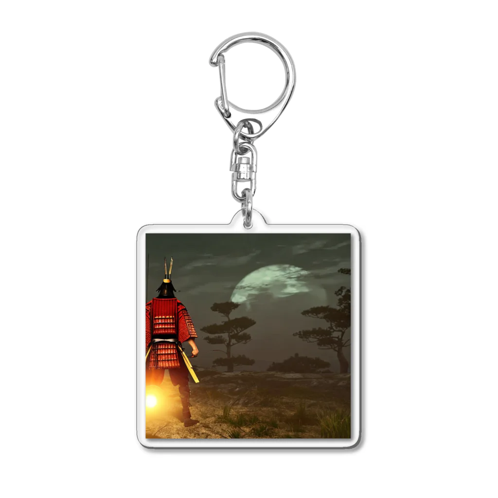 SAMURAI⚔斬⚔のSAMURAI⚔斬⚔ムーン Acrylic Key Chain