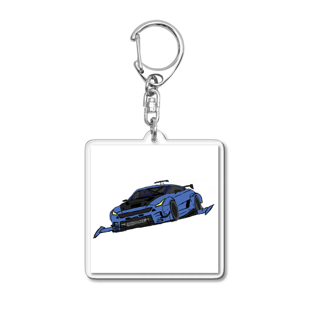 Dark Crowの空飛ぶ超加速ロケットR Acrylic Key Chain