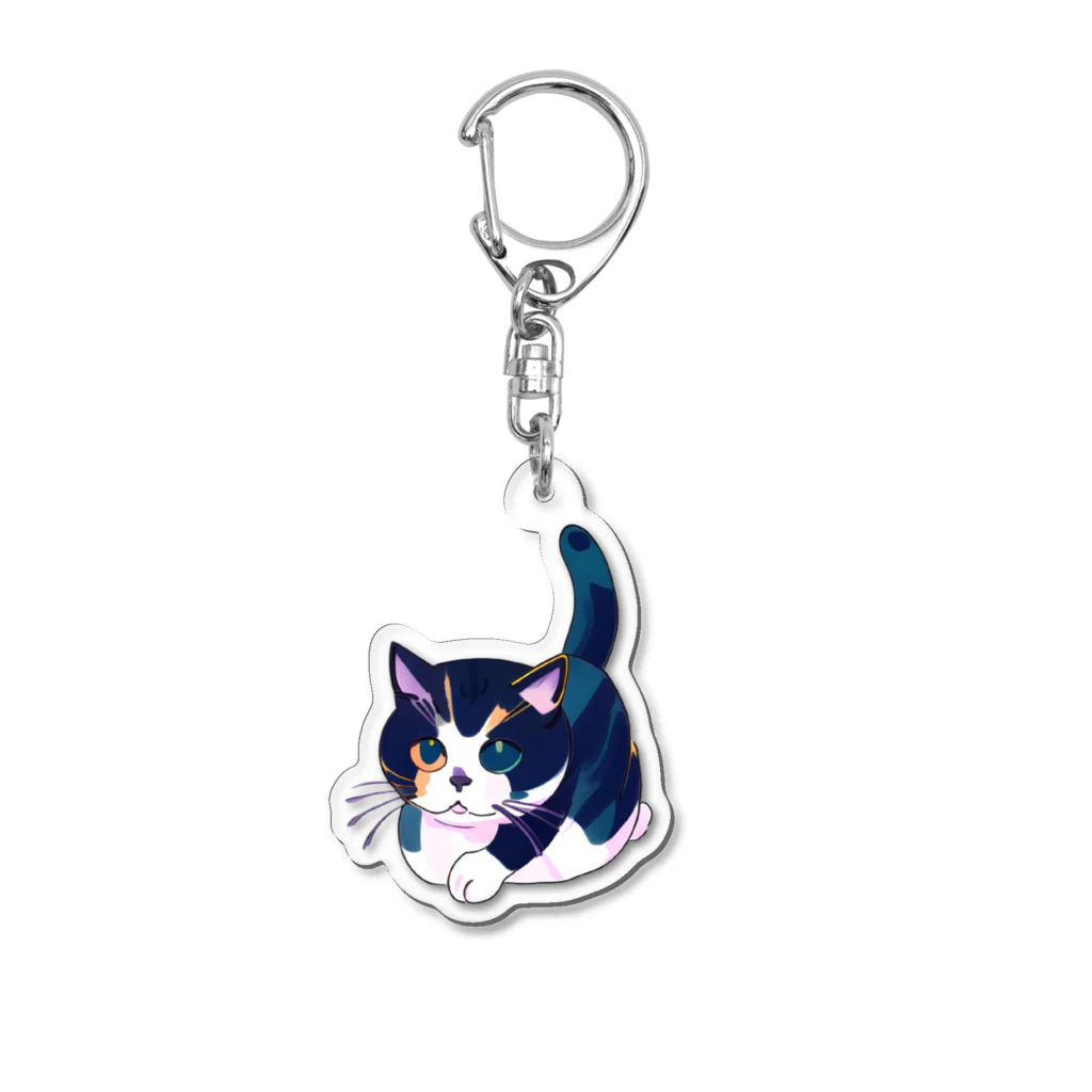 ZEROSTOREのねこグッズ Acrylic Key Chain