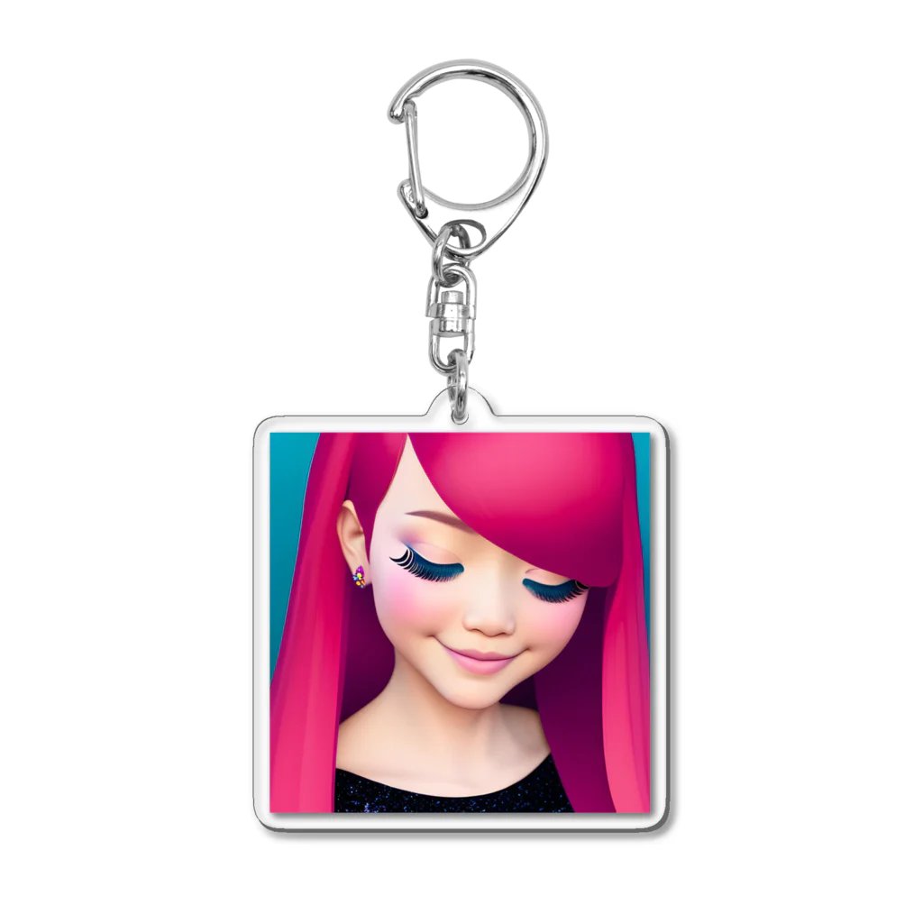 RUMINASのEmily Acrylic Key Chain